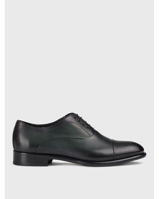 Zapatos De Cordones Hombre Doucal's de hombre de color Black