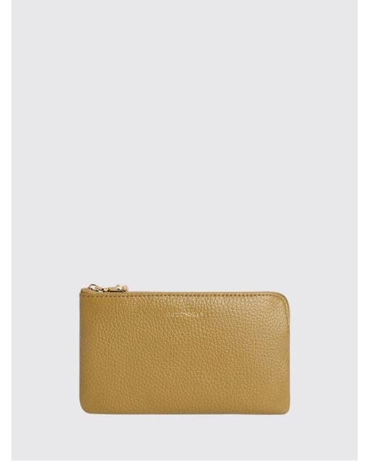Coccinelle Natural C-Me Softy Grained Leather Pouch