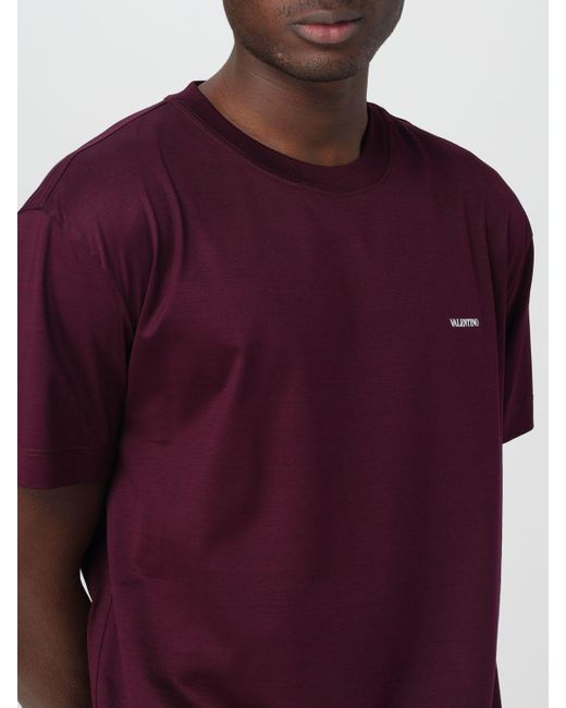 Camiseta Valentino de hombre de color Purple