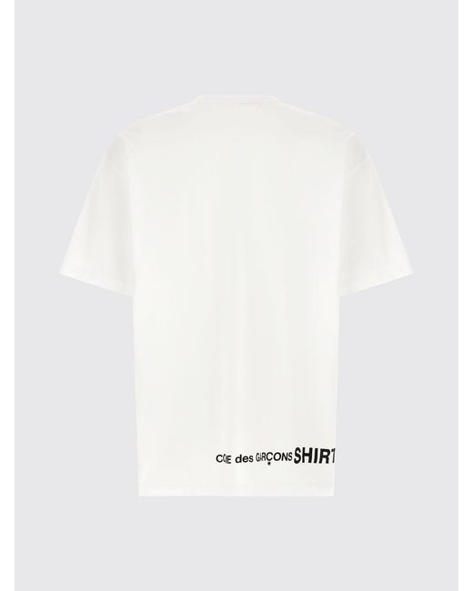 Comme des Garçons White Cotton T-Shirt for men