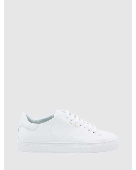 Axel Arigato White Clean 90 Low Top Smooth Leather Sneakers for men