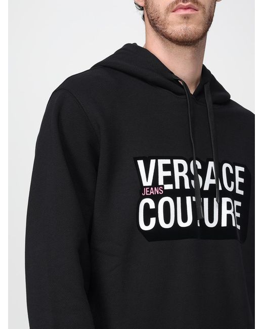Versace Jeans Couture Black Sweatshirt for men