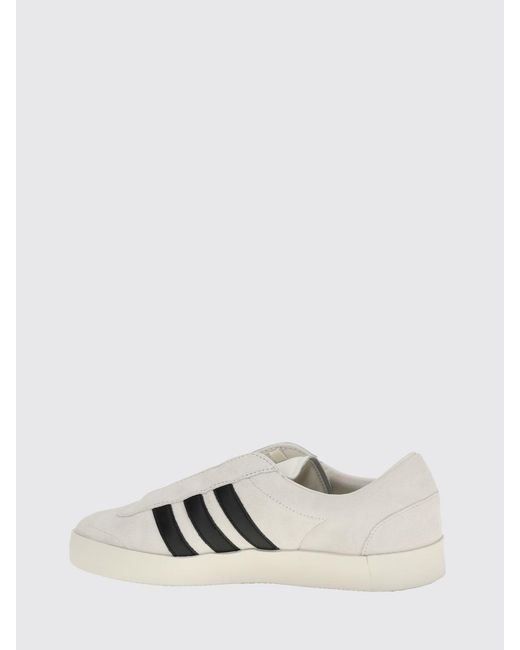 Y-3 White Gazelle Leather Sneakers for men