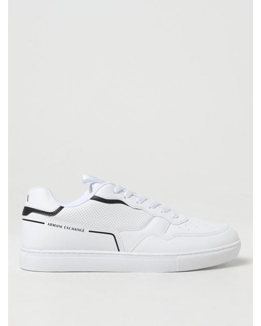 ARMANI EXCHANGE White Trainers for men