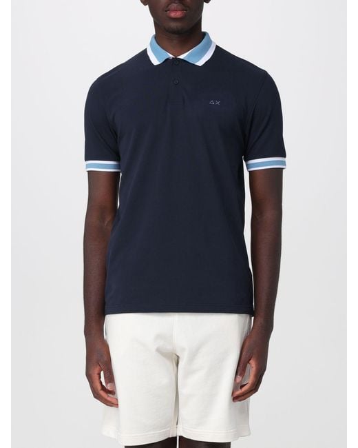 Sun 68 Blue T-Shirt for men