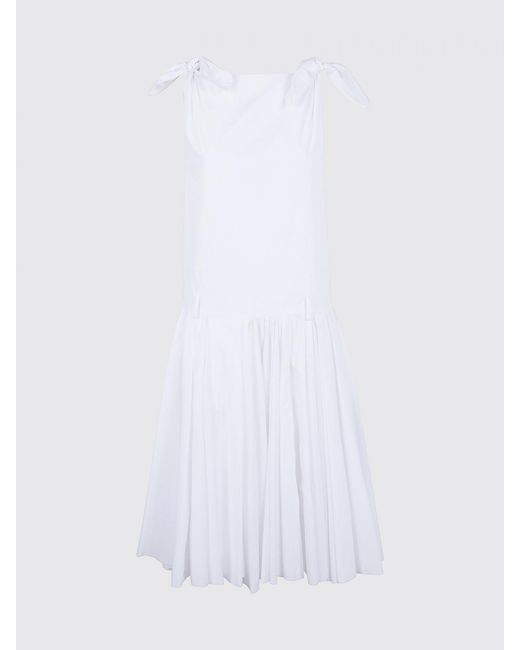 N°21 White Poplin Midi Dress