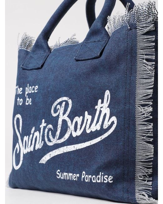Mc2 Saint Barth Blue Schultertasche Damen
