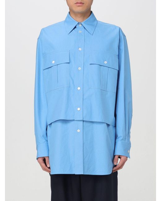 Bottega Veneta Blue Shirt for men