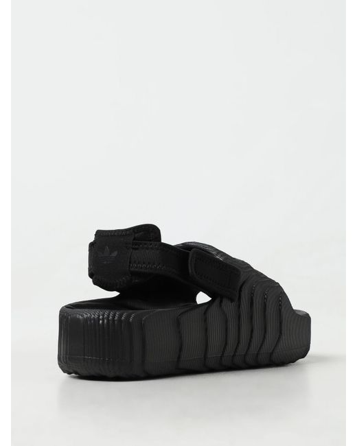 Adidas Originals Black Flat Sandals
