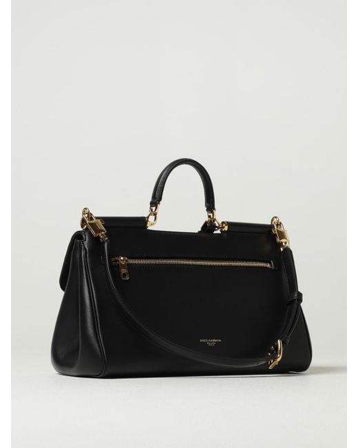 Dolce & Gabbana Black Dolce &Amp Gabbana My Sicily Calf Leather Handbag
