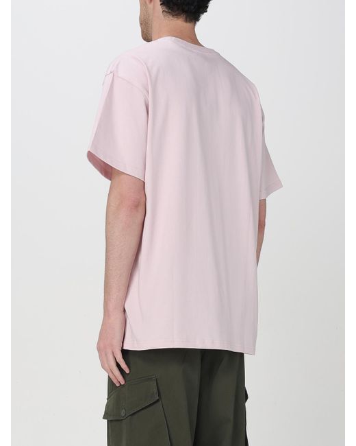 Carhartt Pink Chase Tshirt Regular Fit Short Sleeve for men