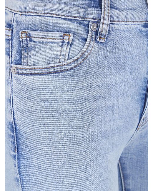 FRAME Blue The Icon Flared Denim Jeans
