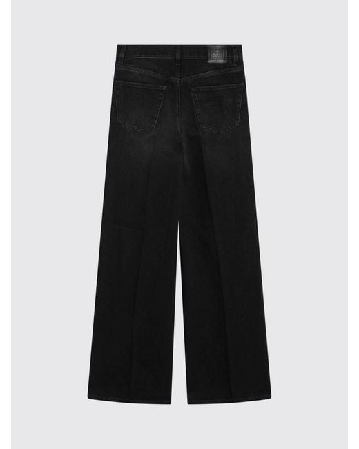 Totême Blue Cotton Denim Wide-Leg Jeans