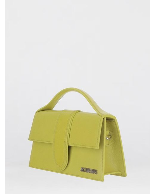 Jacquemus Yellow Le Grand Bambino Leather Bag