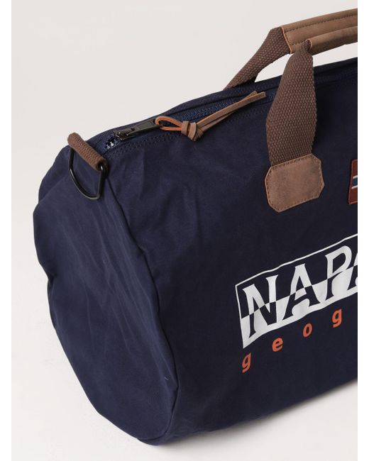 Napapijri Blue Travel Bag for men