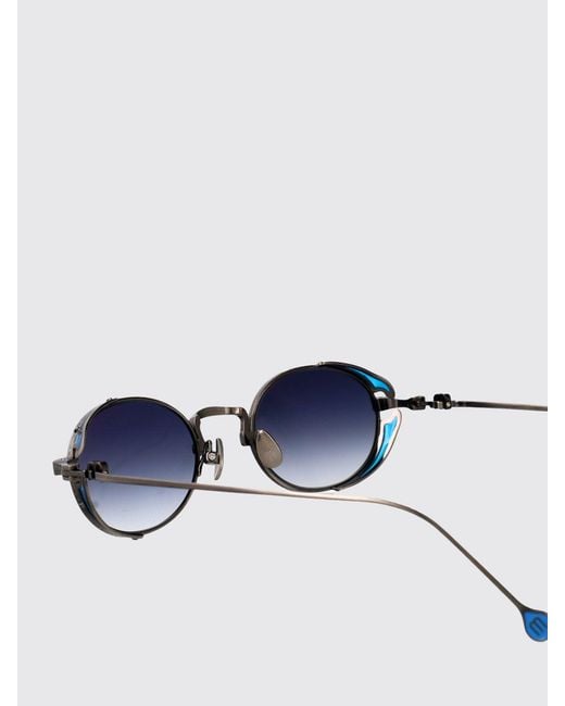 Matsuda White Oval Frame Sunglasses for men