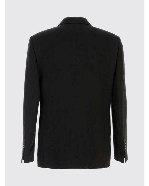 AMI Gray Single-Breasted Blazer for men