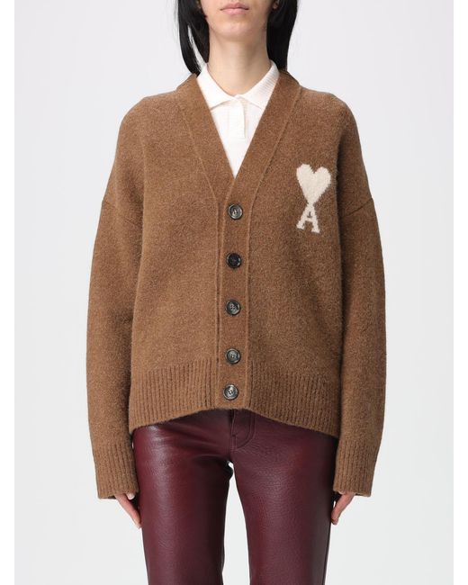 AMI Brown Cardigan