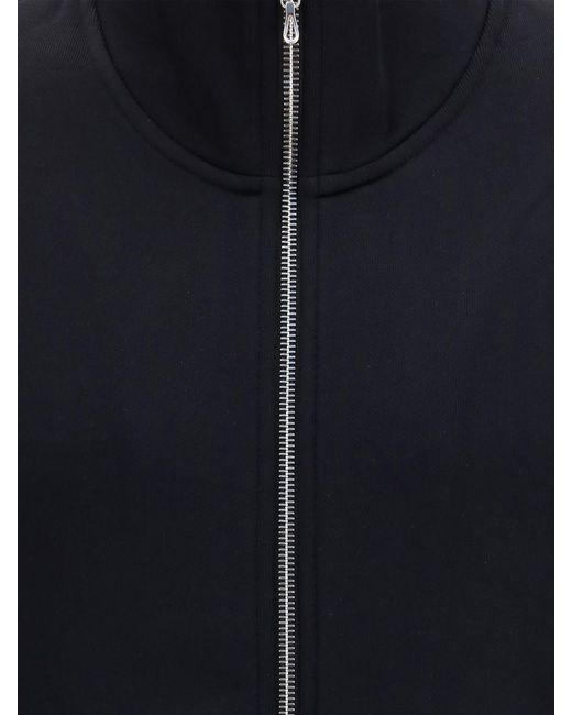 Our Legacy Blue High Neck Cotton-Blend Zip Sweatshirt for men