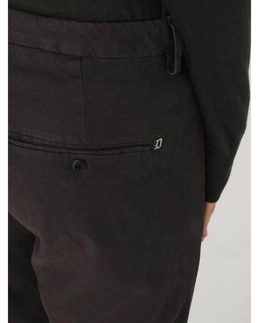 Dondup Black Pants for men