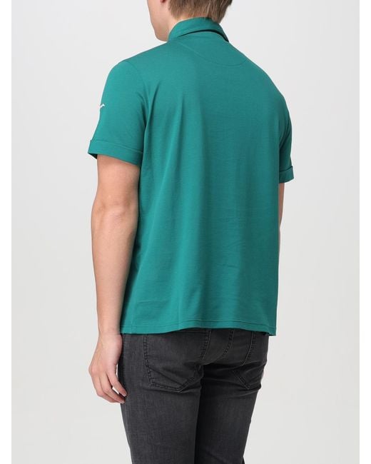 Polo Hombre Kiton de hombre de color Green