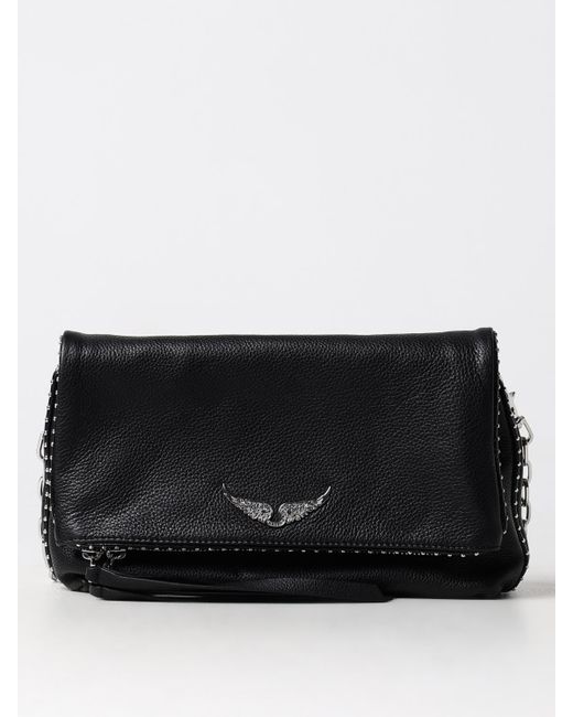 Zadig & Voltaire Black Schultertasche Damen