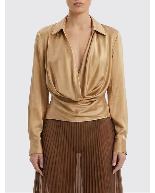 Blumarine Natural Stretch Viscose Blouse