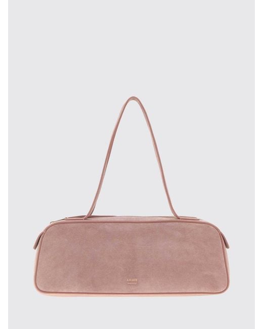 Khaite Pink Simona Suede Bag