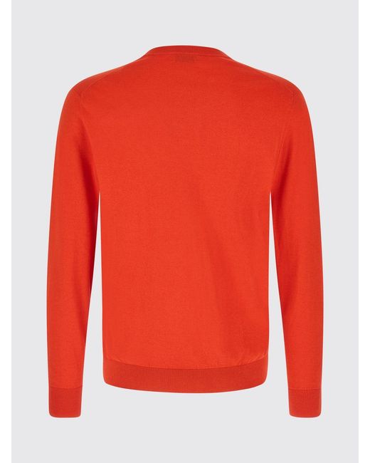 Ballantyne Pullover Aus Baumwolle Und Kaschmir Mit Rautenmuster in Red für Herren