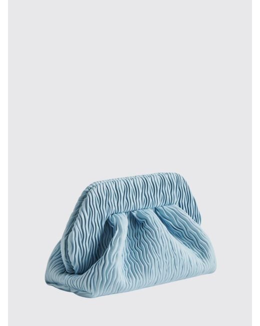 THEMOIRÈ Blue ThemoirÈ Bios Embossed Vegan Leather Clutch