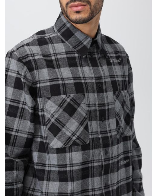 Camicia di Off-White c/o Virgil Abloh in Gray da Uomo