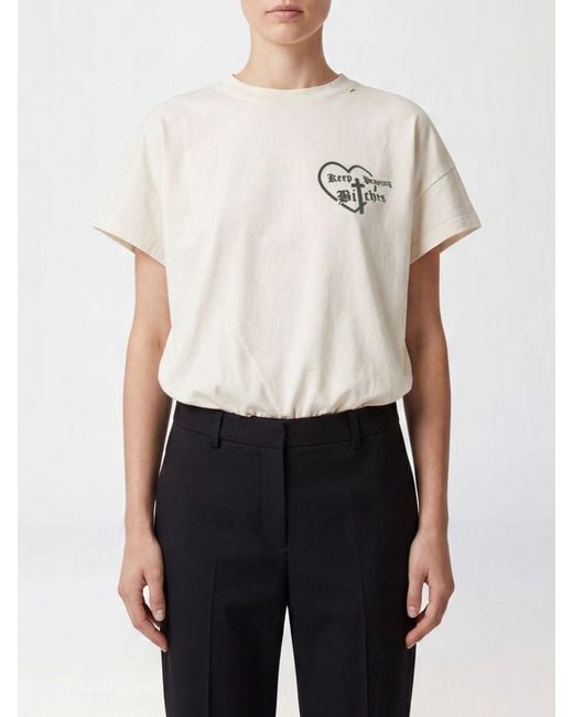 Willy Chavarria White Graphic Print Cotton T-Shirt With Dropped Shoulders