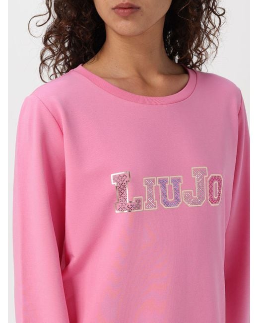 Liu Jo Pink Sweatshirt