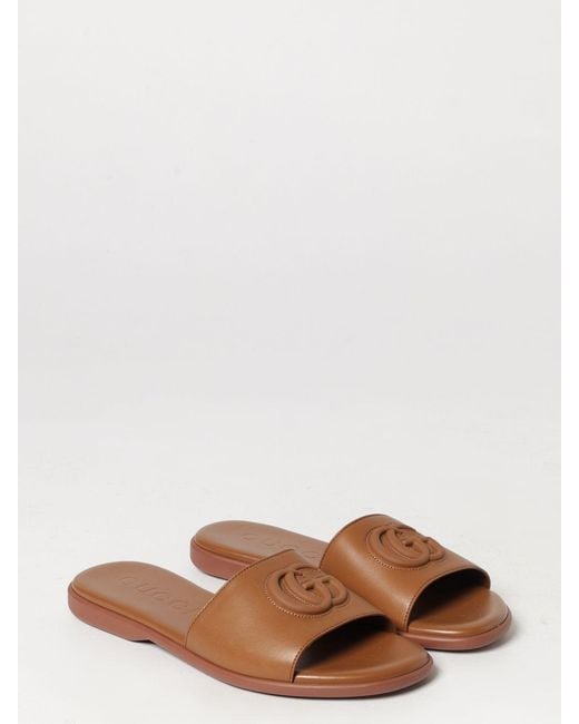 Gucci Brown Heeled Sandal