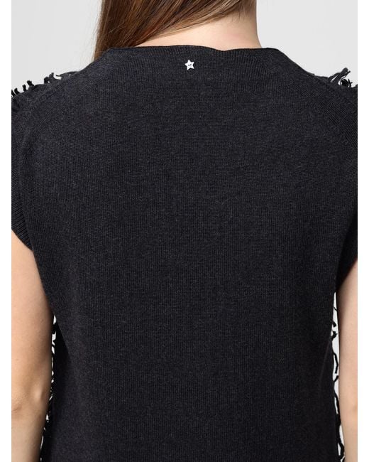 Gilet Femme Lorena Antoniazzi en coloris Black
