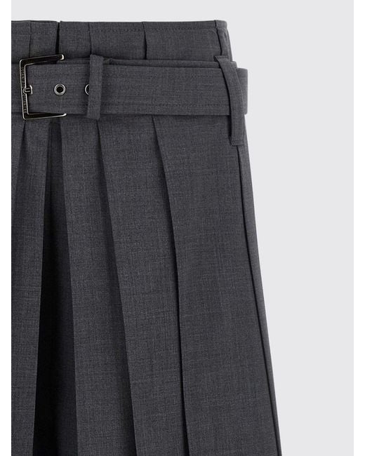 Brunello Cucinelli Black Cropped Wide-Leg Pleated Wool Trousers