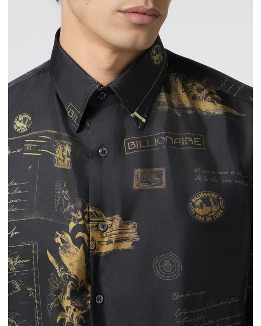 Billionaire Black Shirt for men