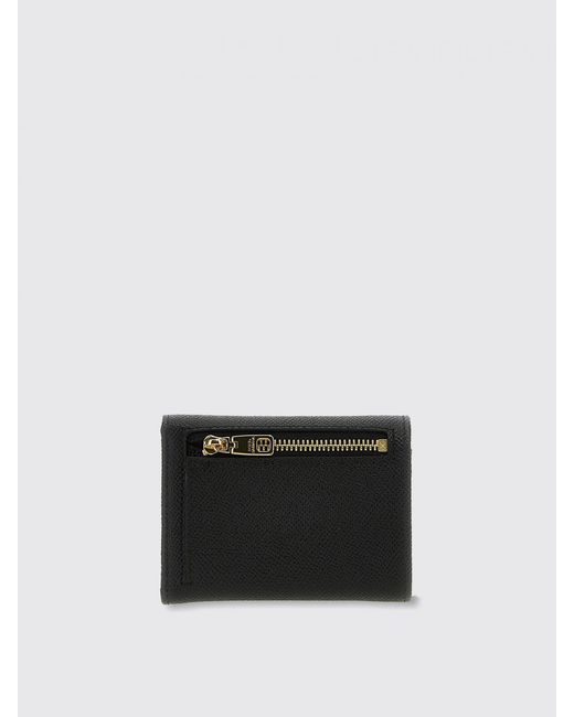 Dolce & Gabbana White Dolce &Amp Gabbana Grained Leather Wallet