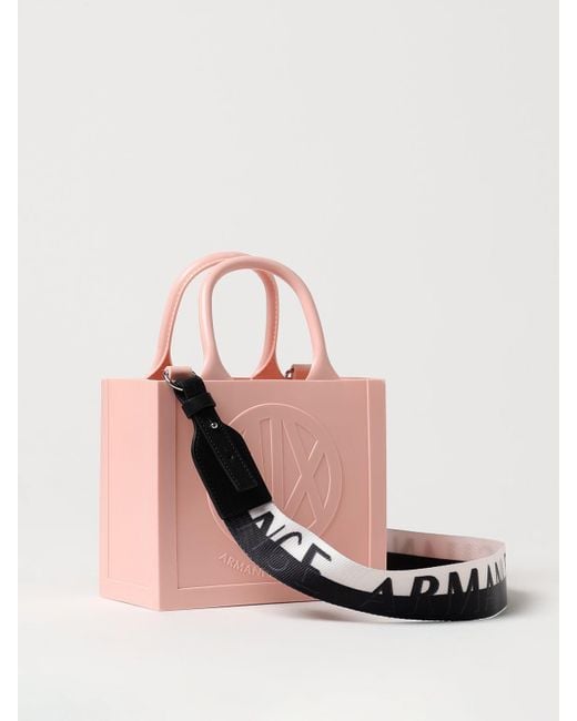 Armani Exchange Pink Handbag