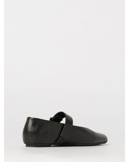 Emporio Armani White Ballet Pumps