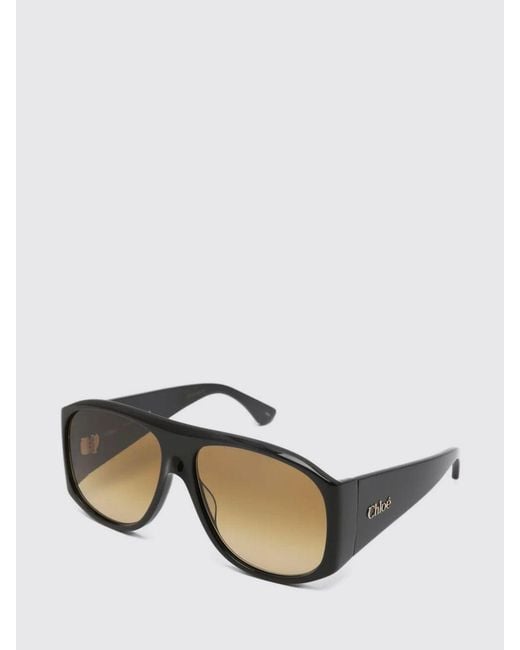 Chloé Brown Chlo&Eacute Mask Sunglasses