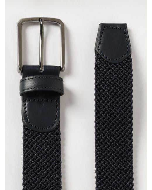Paul & Shark Paul &Amp Shark Gürtel Aus Geflochtener Stretch-Viskose in Blue für Herren