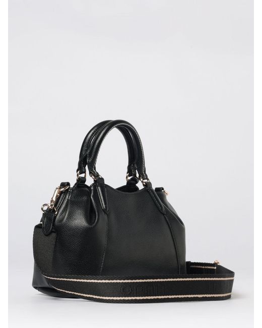 Liu Jo Black Grained Faux Leather Bag