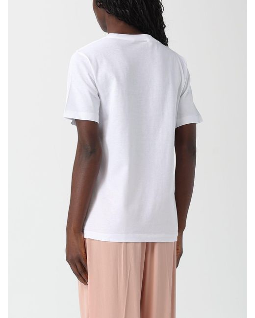 Marni White Cotton T-Shirt With Logo