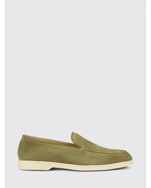 Doucal's Green Suede Loafers