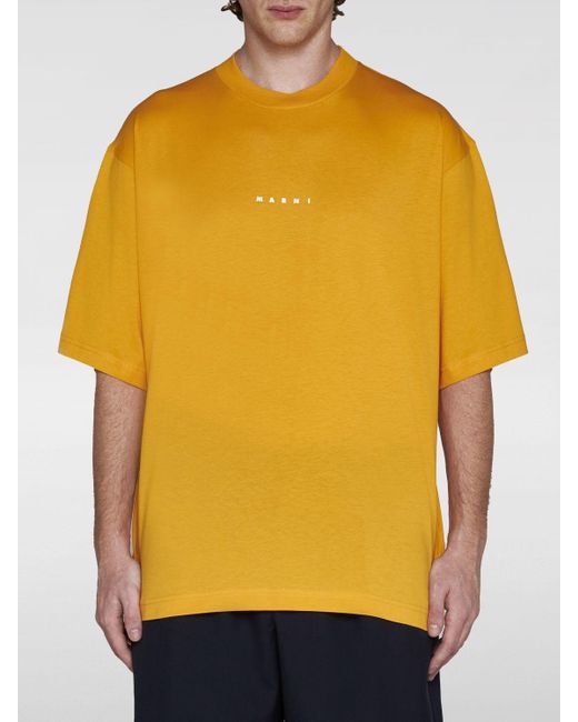 T-shirt Marni pour homme en coloris Yellow