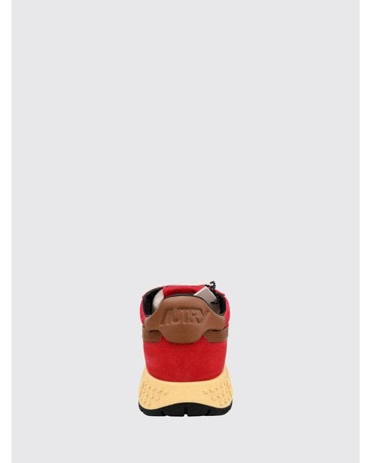 Autry Red Reelwind Low-Top Trainers