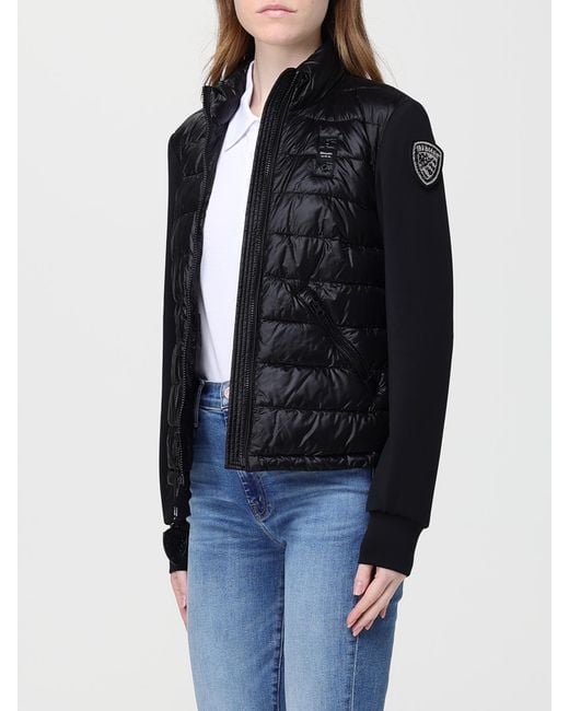 Blauer Blue Padded Down Jacket With Zip