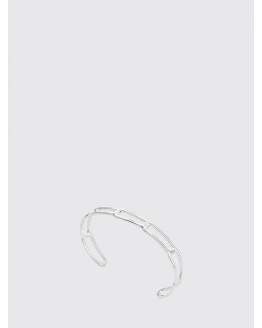 FEDERICA TOSI White Rigid Square Brass Bracelet