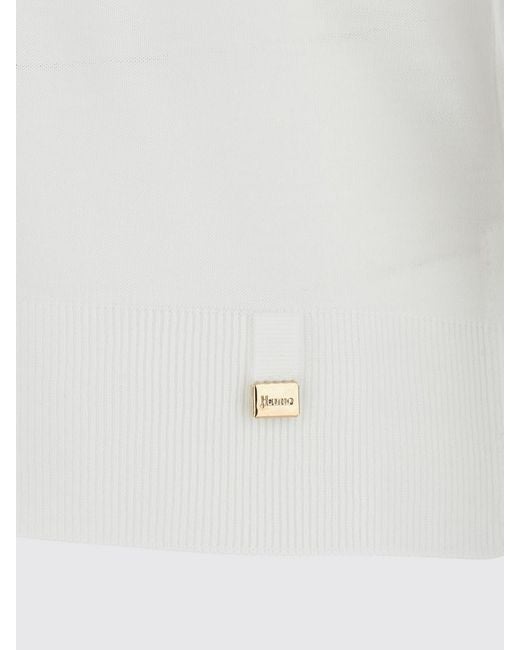 Herno White Short-Sleeved Crewneck T-Shirt